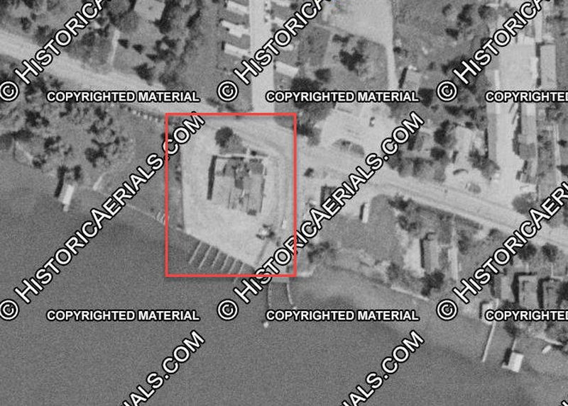 The Algonac Inn - 1957 Aerial (newer photo)